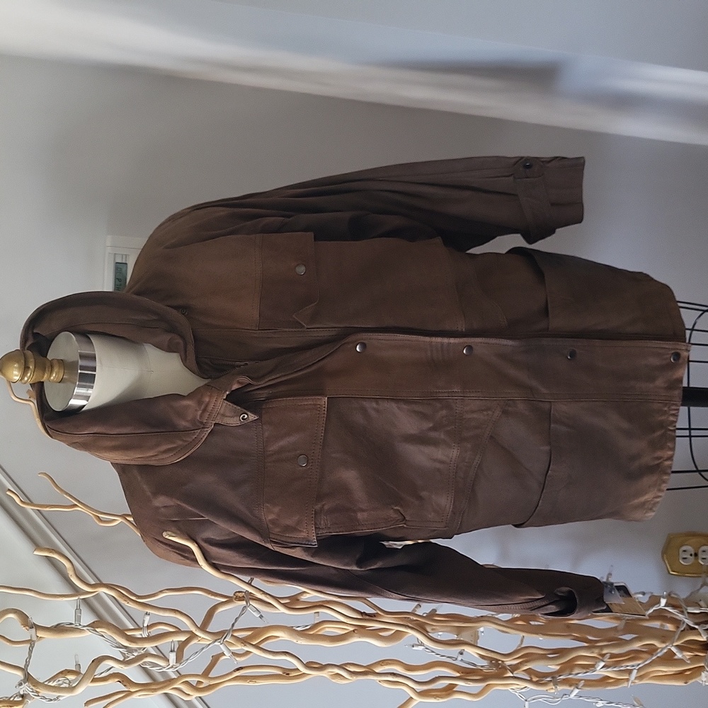 BRAND NEW w/tags VINTAGE Leather Bomber